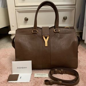 YVES SAINT LAURENT Sheepskin Leather Small Bag